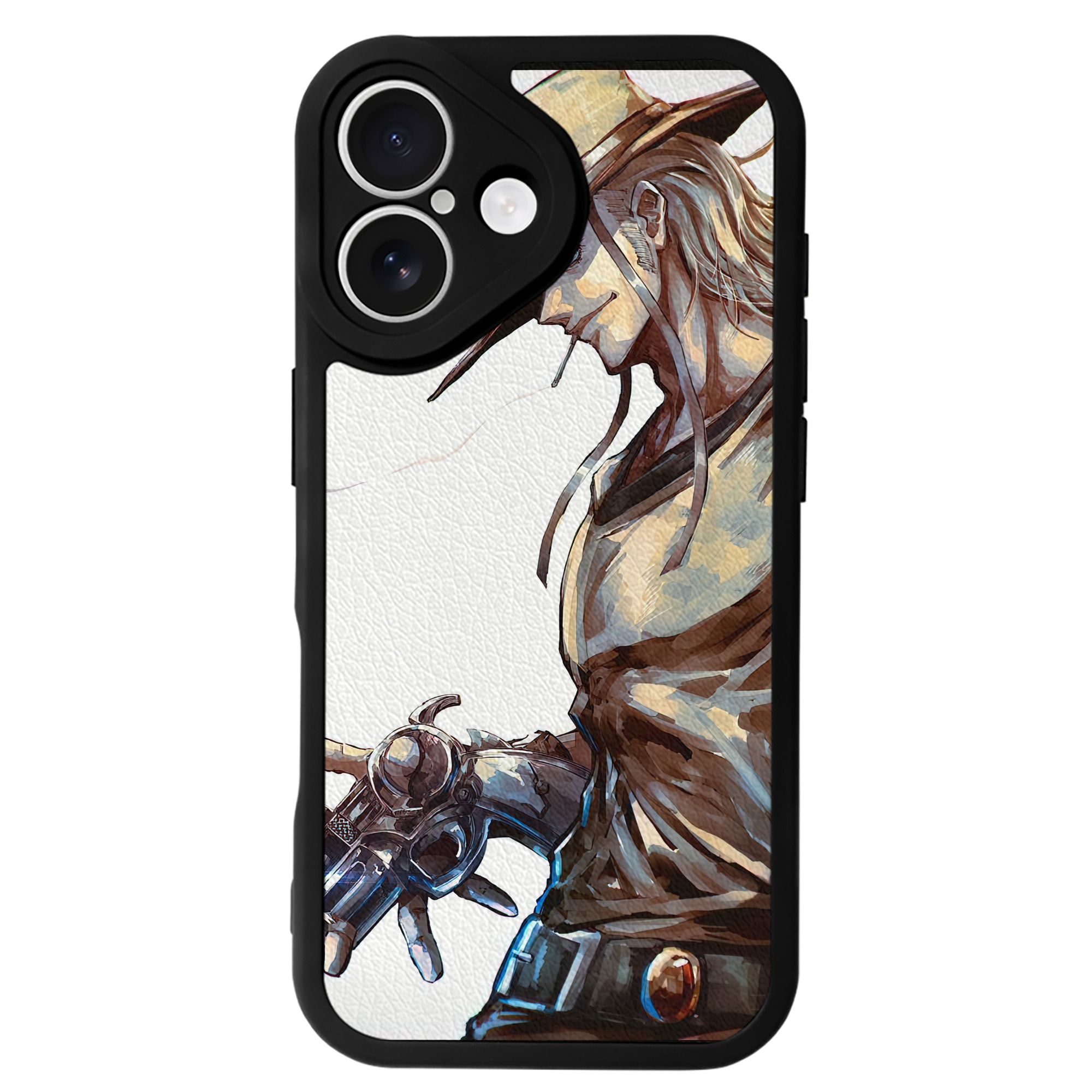 （画像用） ジョジョの奇妙な冒険 JoJo's Bizarre Adventure 【iPhone 16シリーズ対応】シリコンスマホケース（レザー調） 材質：シリコン